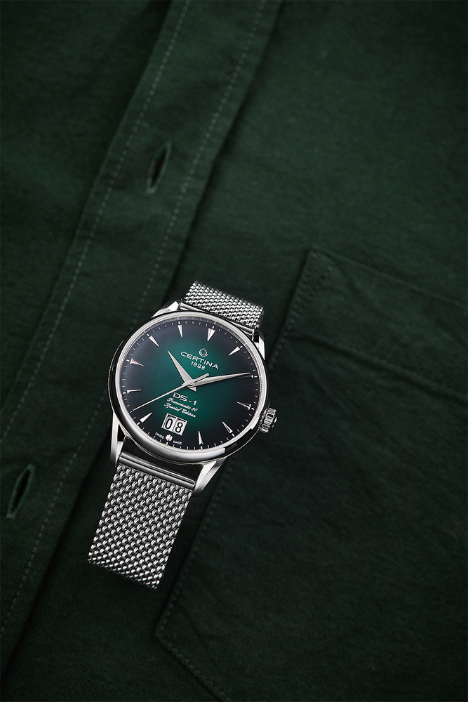 Men Automatic DS-1 Big Date Powermatic 80 watch by Certina